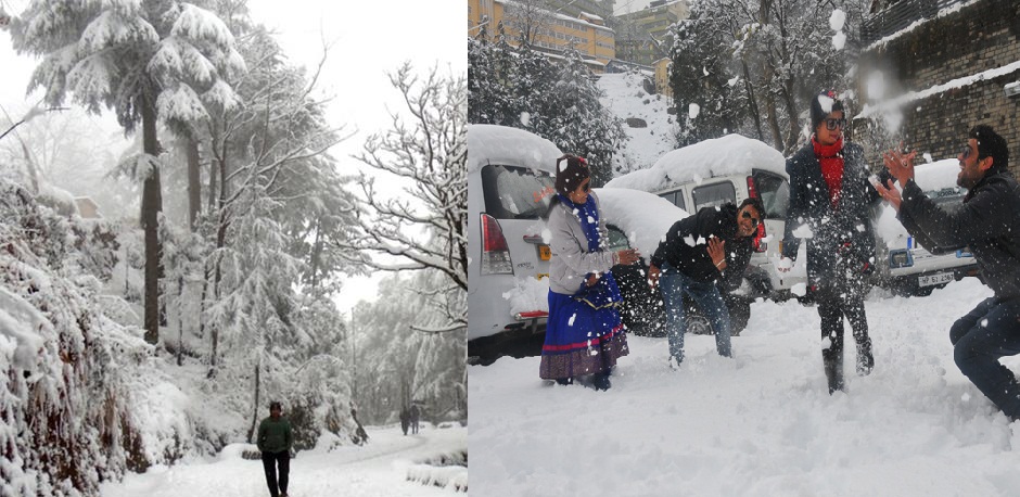 snowfall in badrinath