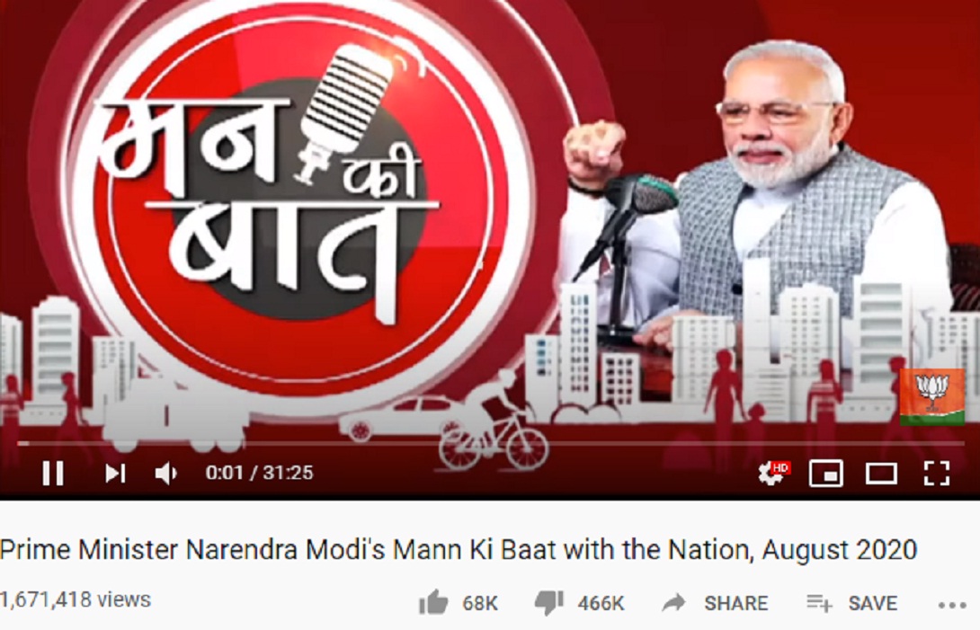 DISLIKES IN MAN KI BAT