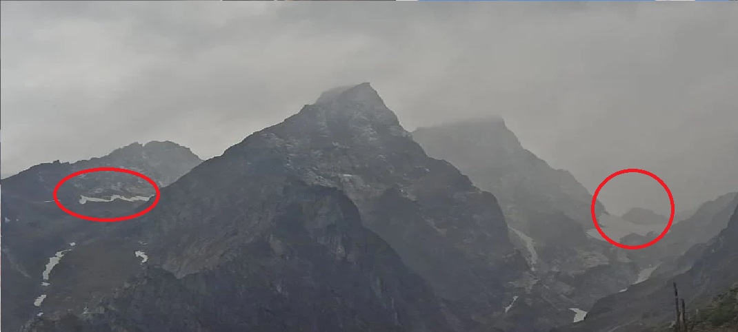 snowfall in badrinath