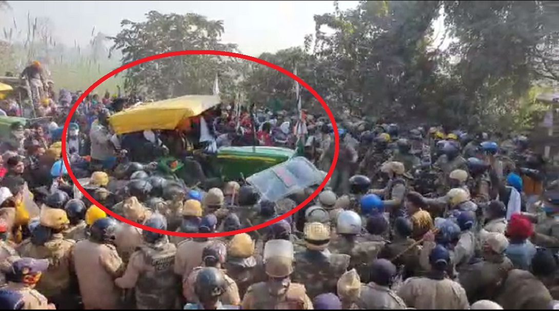 KISAN ANDOLAN IN DELHI