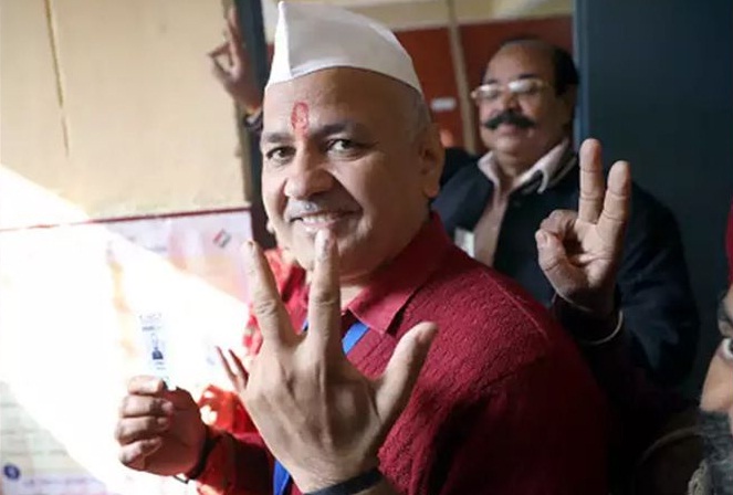 DELHI EX-CHIEF MINISTER MANISH SISAUDIYA