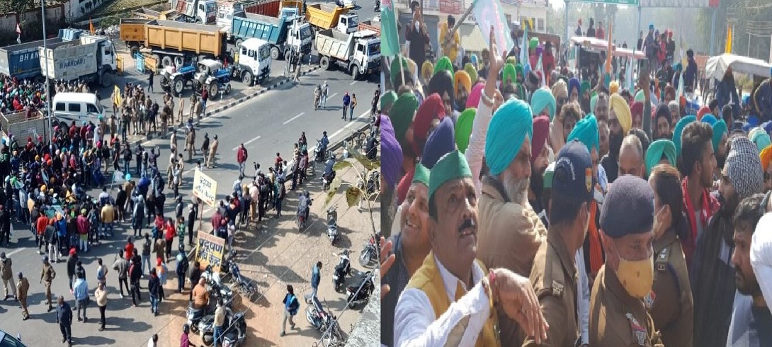 KISAN ANDOLAN IN DELHI