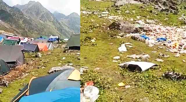 KEDARNATH GARBAGE PHOTOS