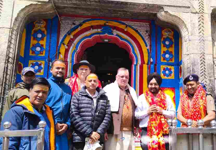 cs ss sandhu in kedarnath