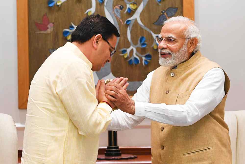 CM DHAMI WITH PM MODI IN DELHI 23 JUNE 2022