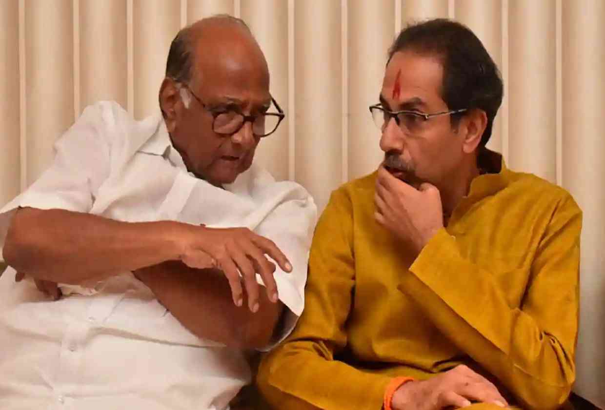 udhav thakrey sharad panwar maharastra shivsena govt