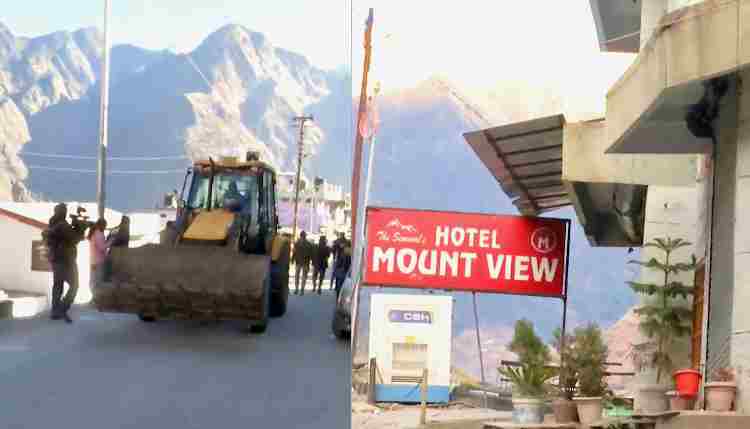 joshimath building demolition