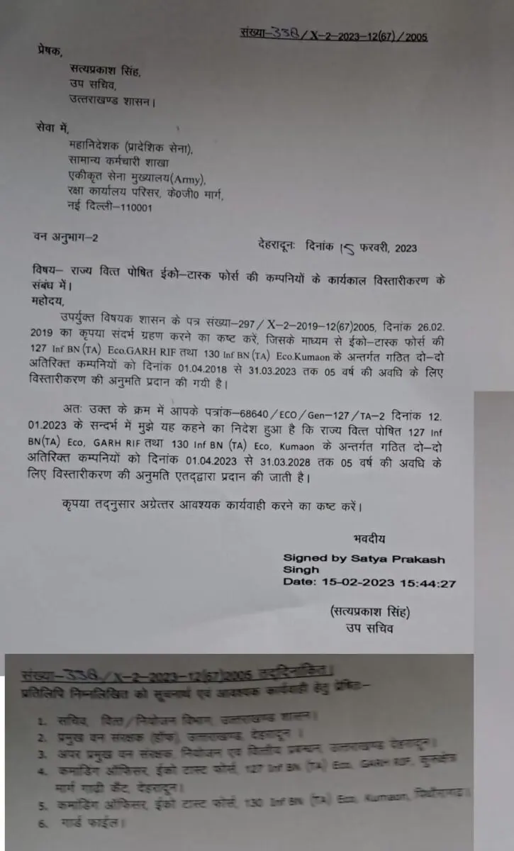 indian army order