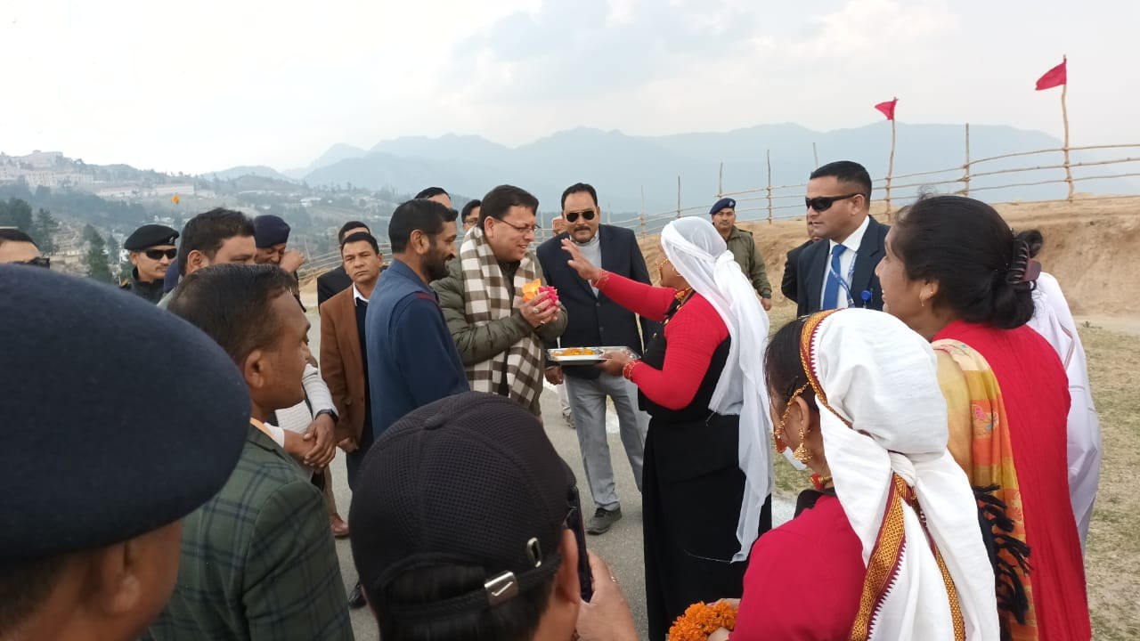 cm dhami gairsen