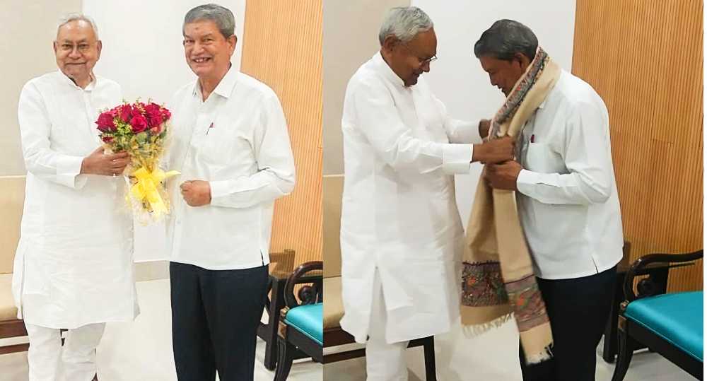 HARISH RAWAT WITH NITISH KUMAR