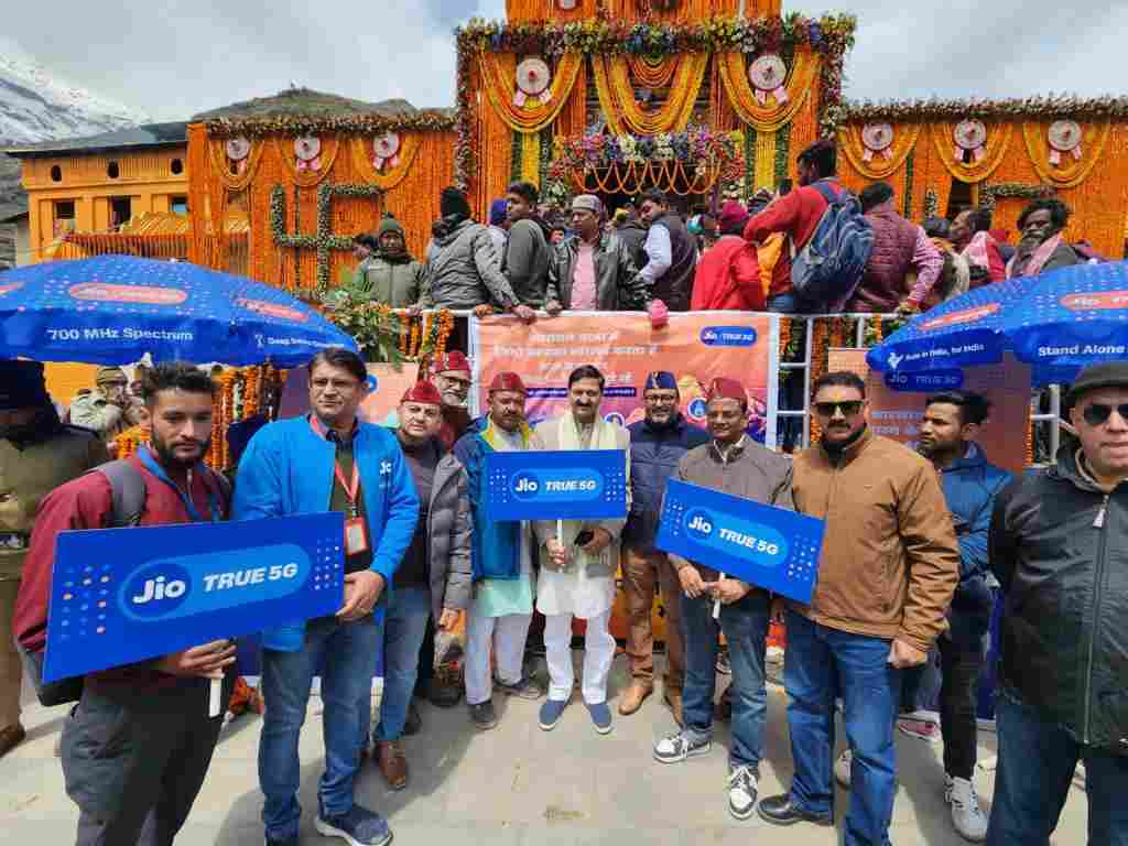 Jio True 5G at char dham