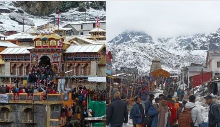 char dham snowfall