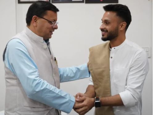 AKASH MEDHWAL WITH PUSHKAR DHAMI