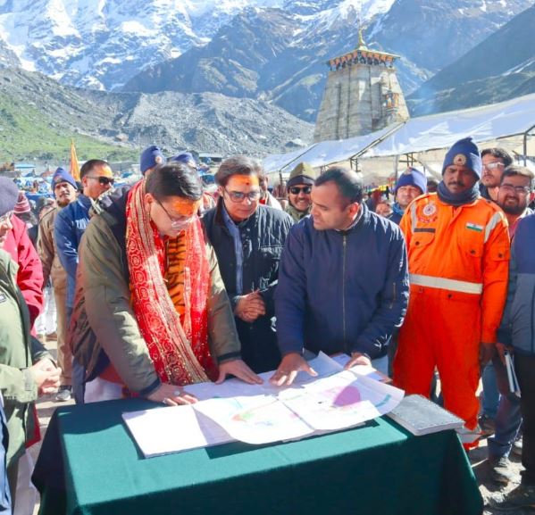 CM DHAMI KERDARNATH NIRIKSHAN