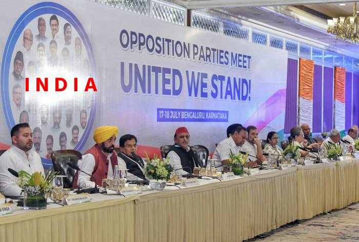 Opposition parties name their new alliance INDIA