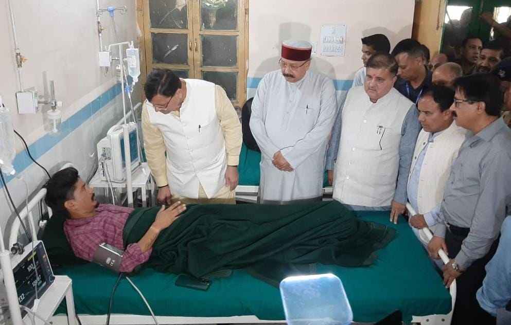 सीएम चमोली विजिट