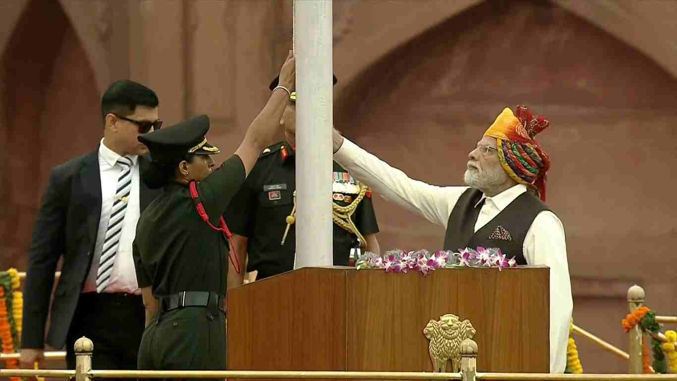 PM MODI ON RED FORT