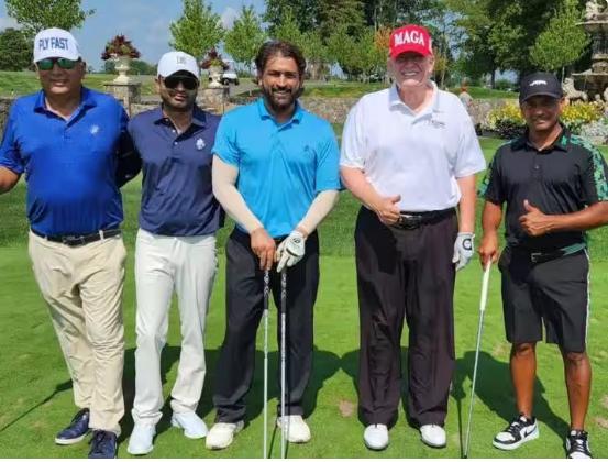 MS DHONI-DONALD TRUMP