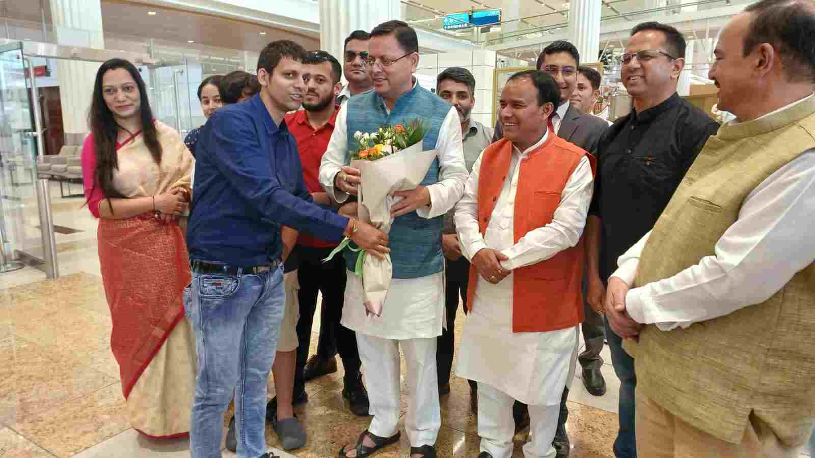 CM DHAMI IN DUBAI