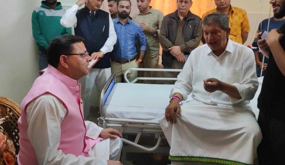 HARISH RAWAT WITH CM DHAMI