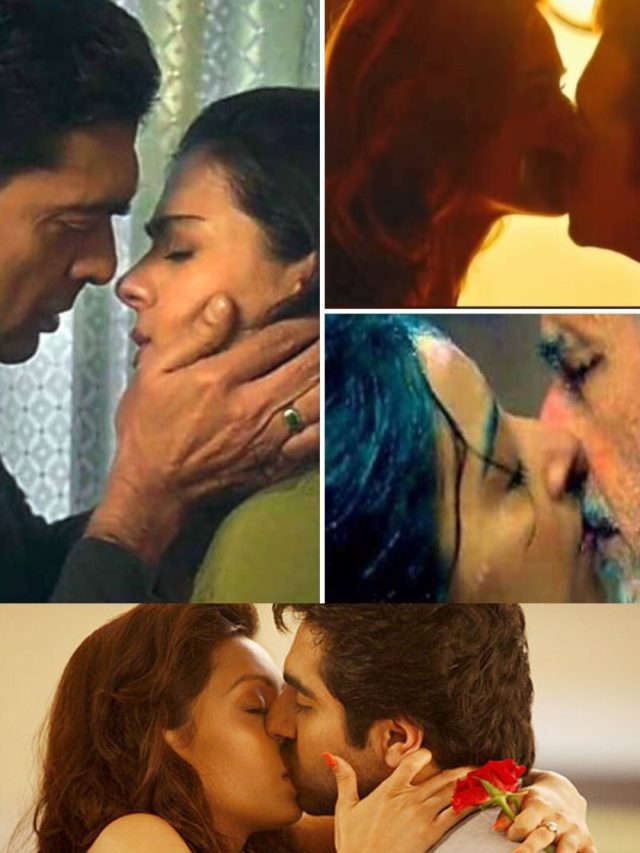 bollywood actors and kissing scene