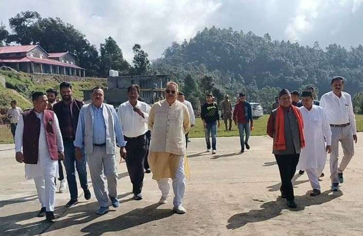 ganesh joshi nirikshan गणेश जोशी ने किया जागेश्वर धाम का निरिक्षण