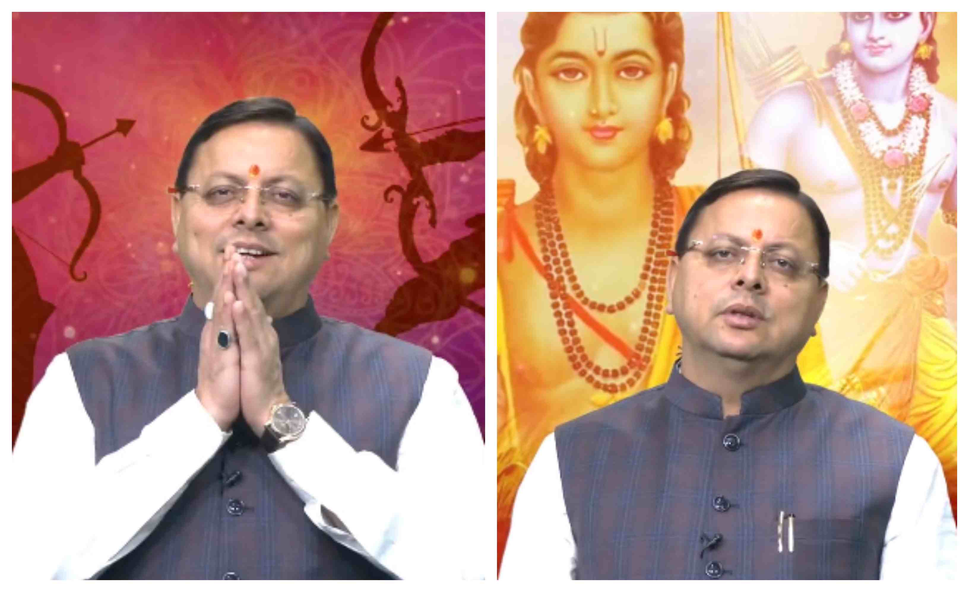 सीएम धामी दशहरा
