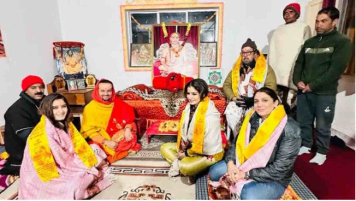 Raveena Tandon in badrinath Dham