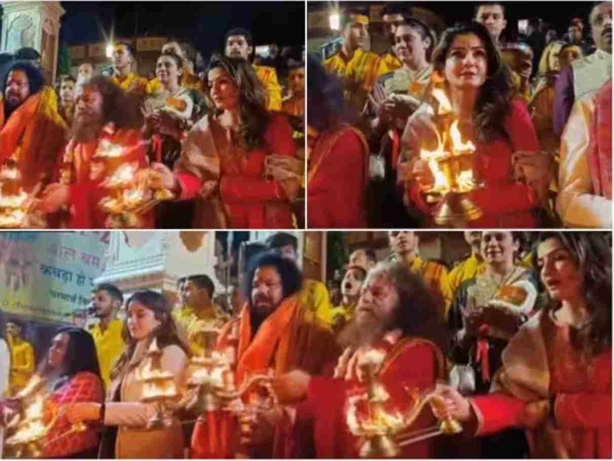 raveena tandon in rishikesh