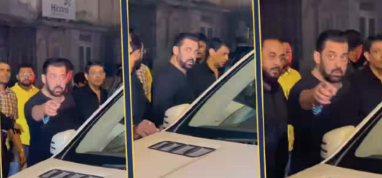 SALMAN KHAN ANGRY AT PAPS