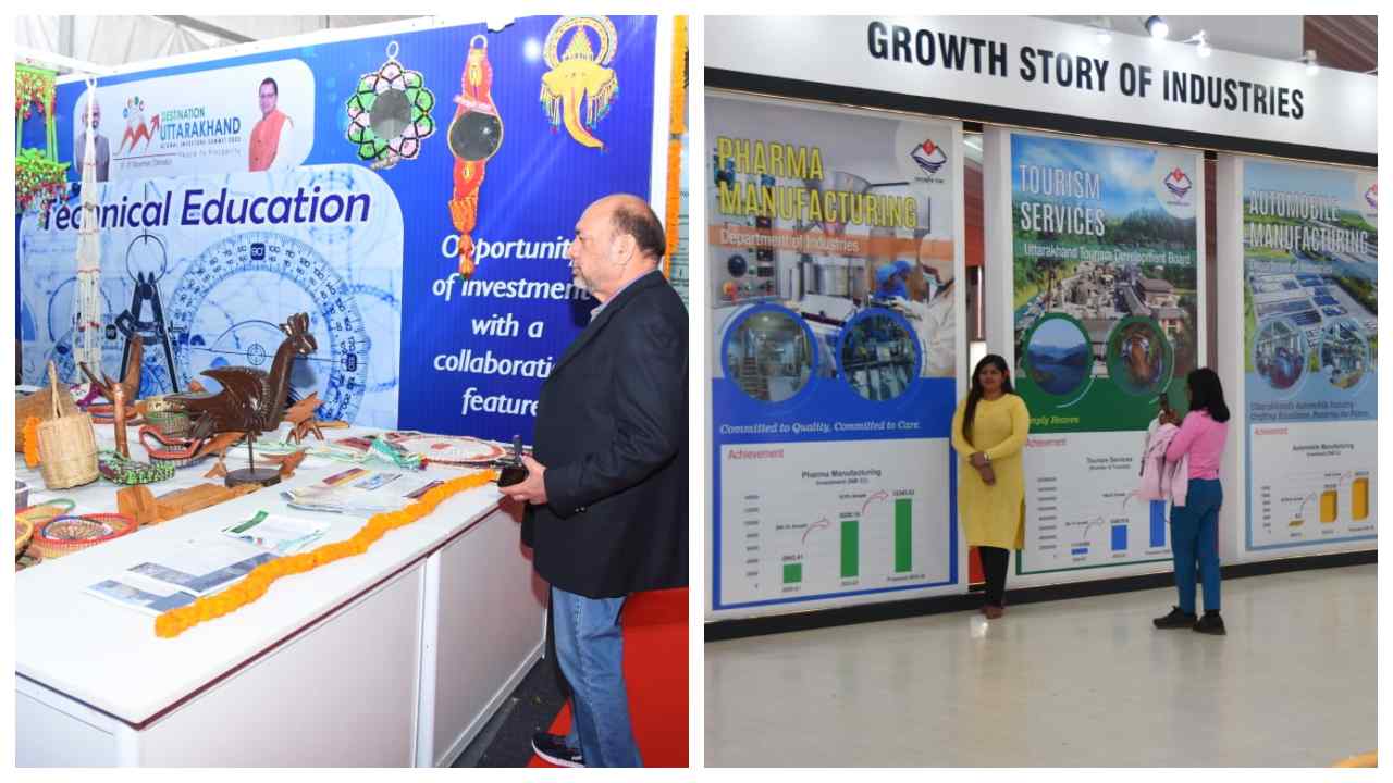 exhibition area of Investor summit