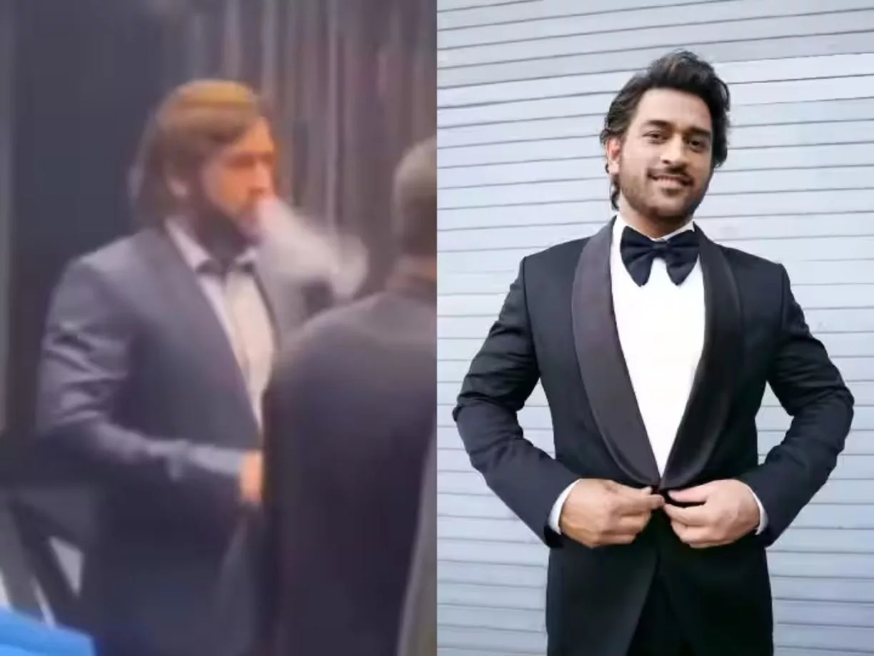 MS Dhoni With Hookah