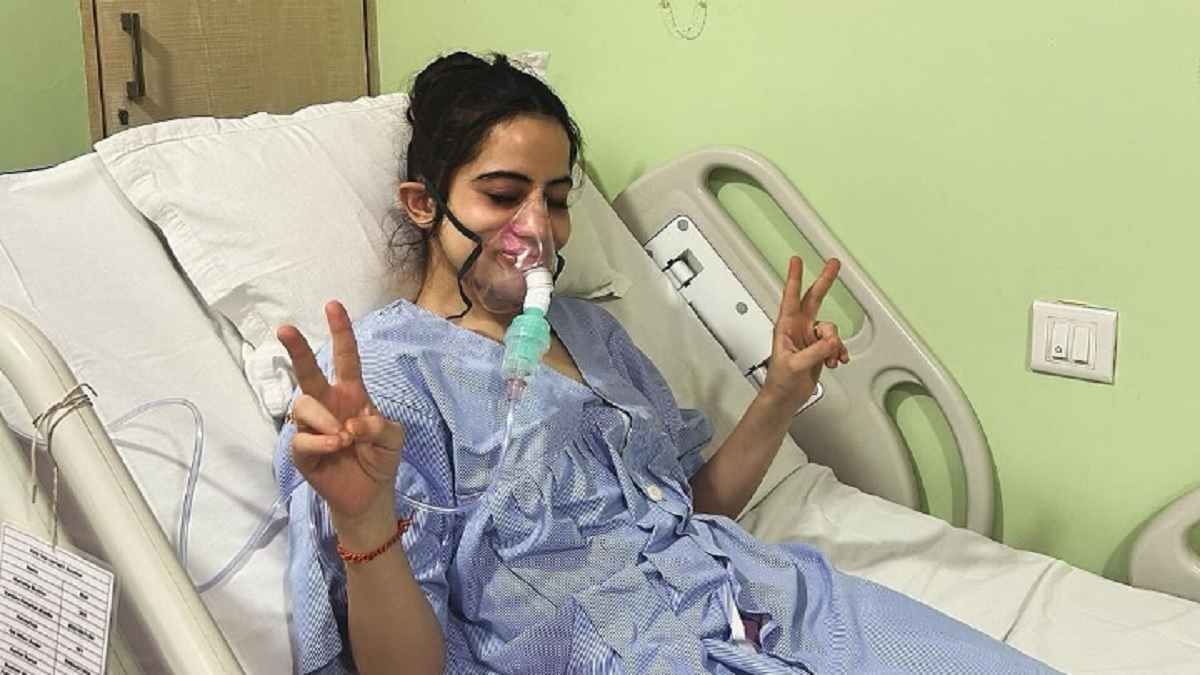 Uorfi Javed hospitalised