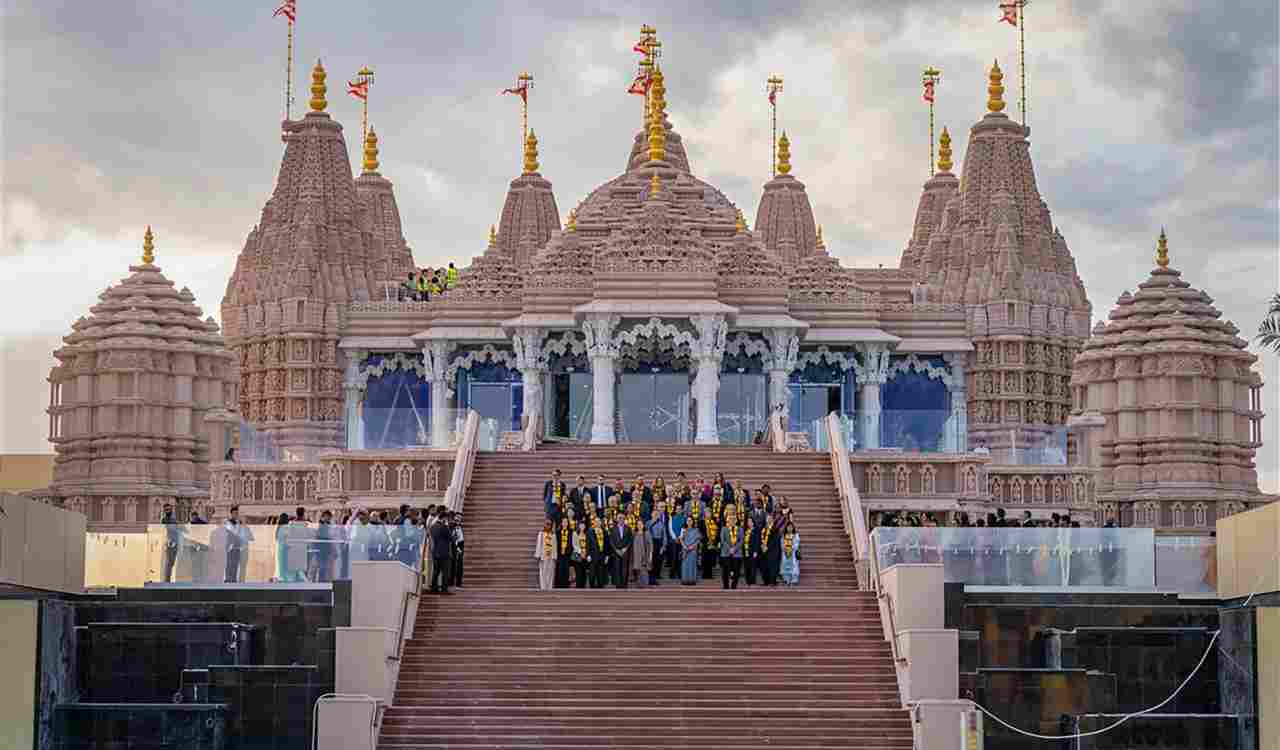 Specialty of the temple built in Abu Dhabi