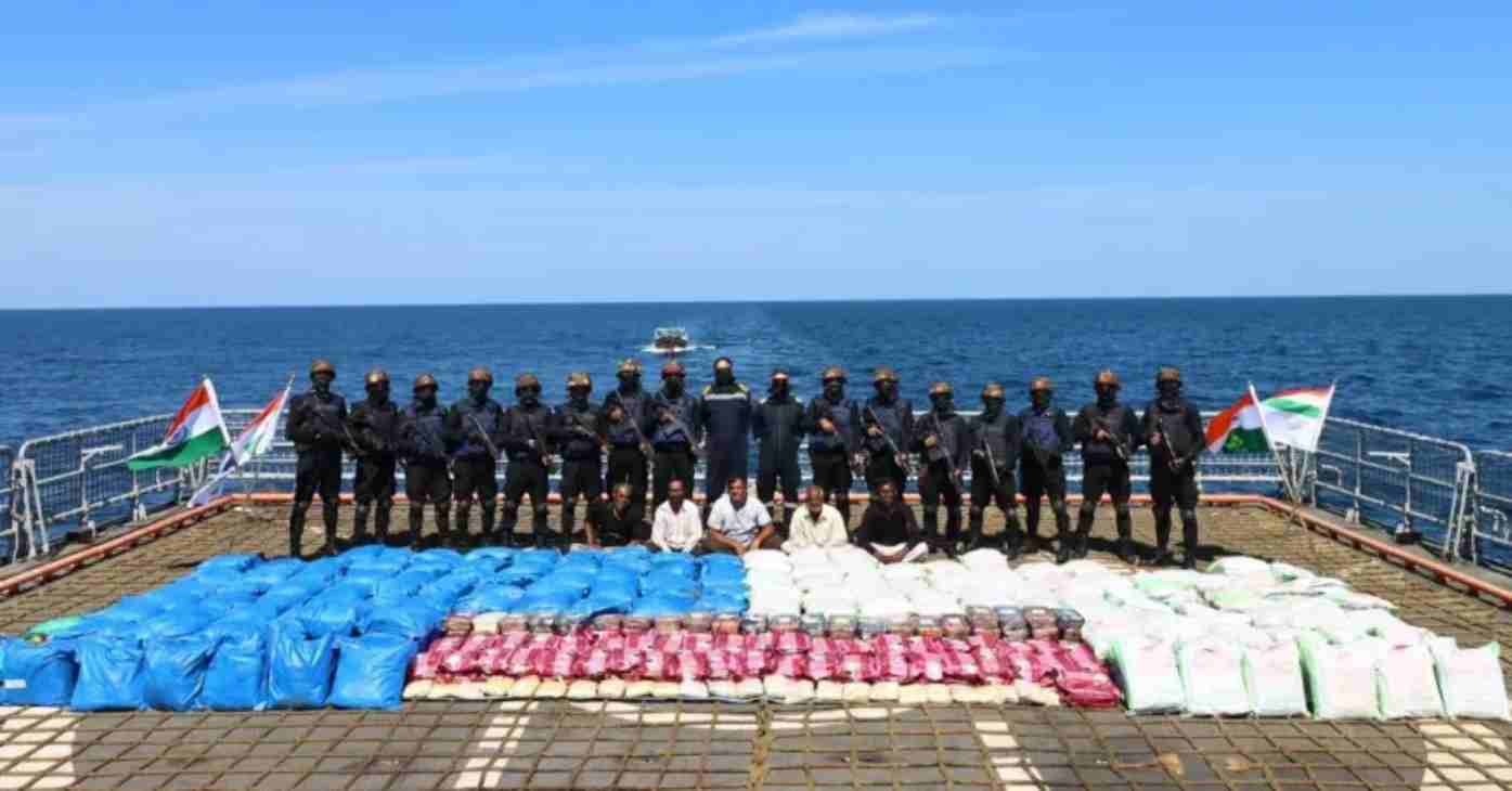 Drugs worth crores seized from the sea