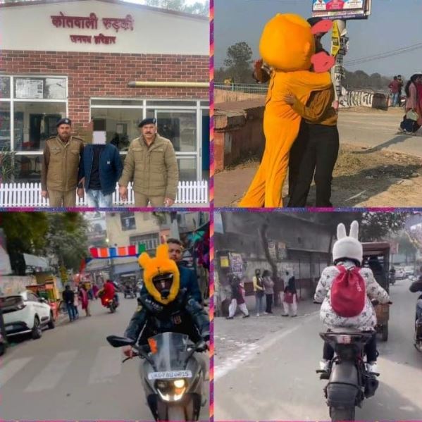 खरगोश वाला हेलमेट पहनने वाला यूट्यूबर अरेस्ट