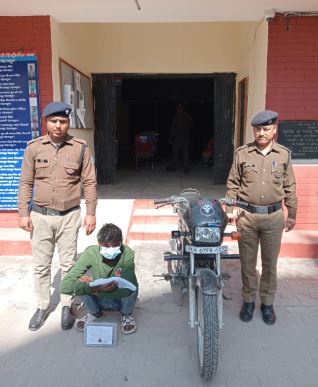 बिहार का शातिर चोर गिरफ्तार