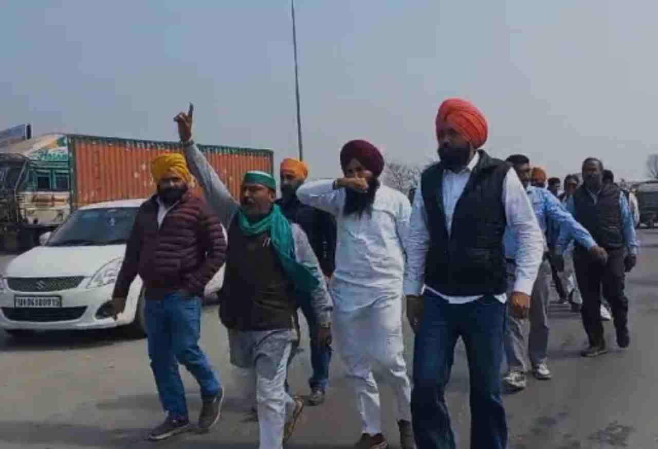 किसानों का प्रदर्शन