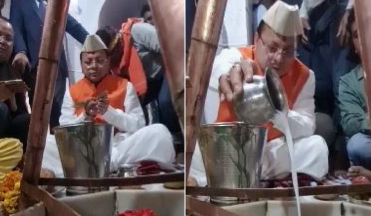 वनखंडी महादेव मंदिर पहुंचे सीएम धामी