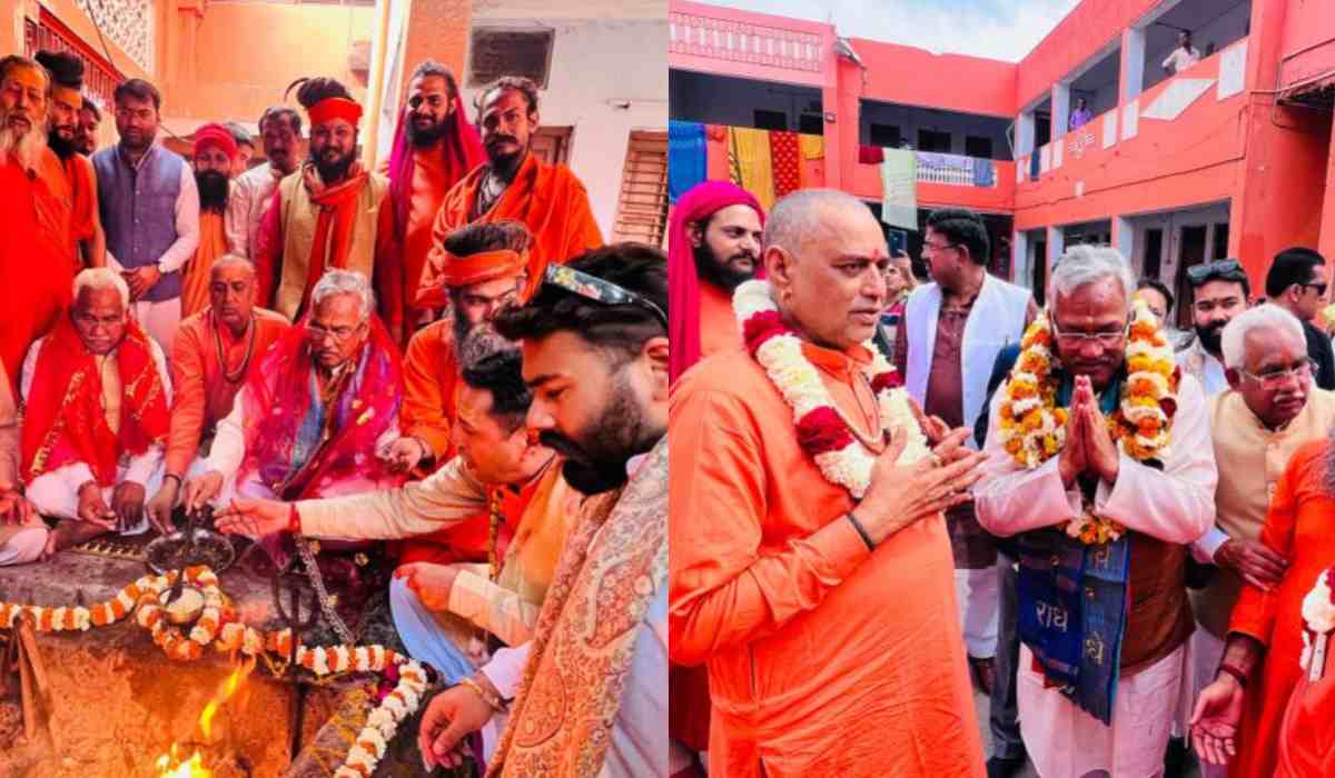 हरिद्वार पहुंचे BJP प्रत्याशी त्रिवेंद्र रावत,
