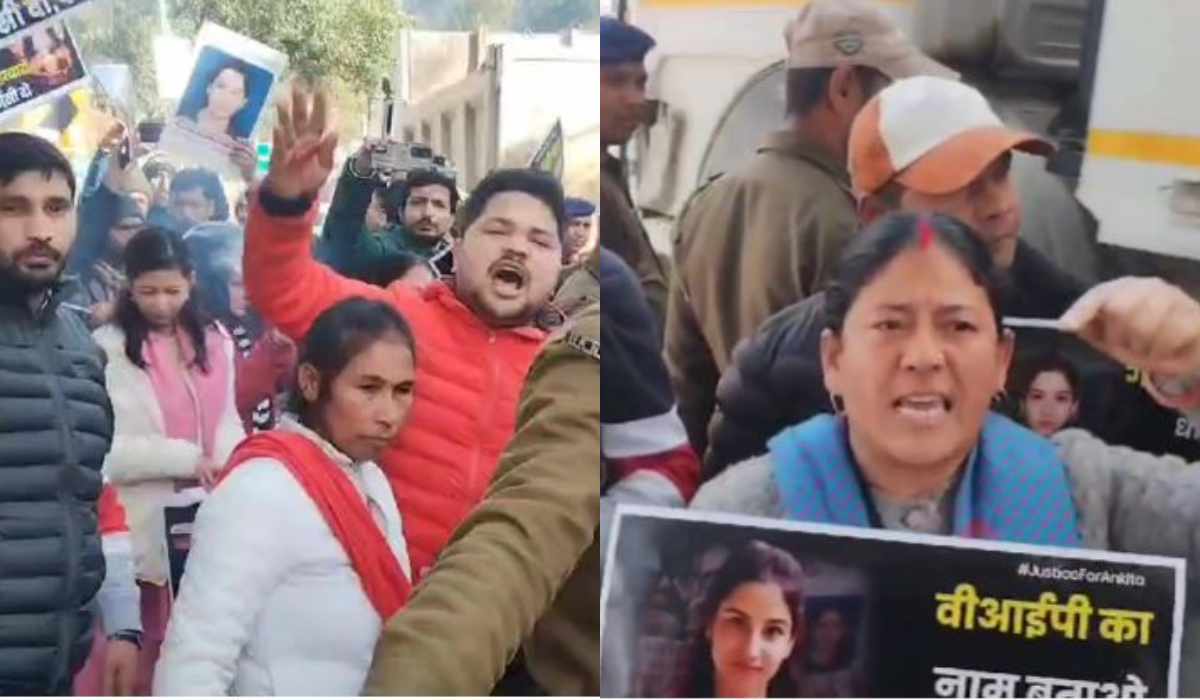 सड़कों पर उतरे अंकिता भंडारी के परिजन, पत्रकार की गिरफ्तारी पर जताया आक्रोश