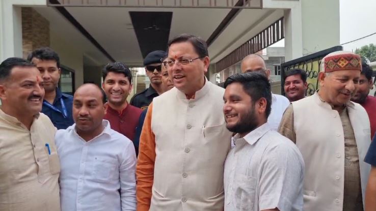 CM DHAMI IN NAINITAL