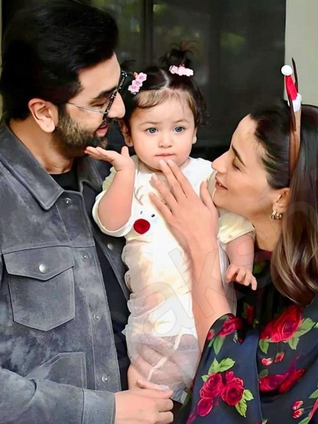 Alia Bhatt ANd Ranbir Kapoor present daughter Raha PHotos_2