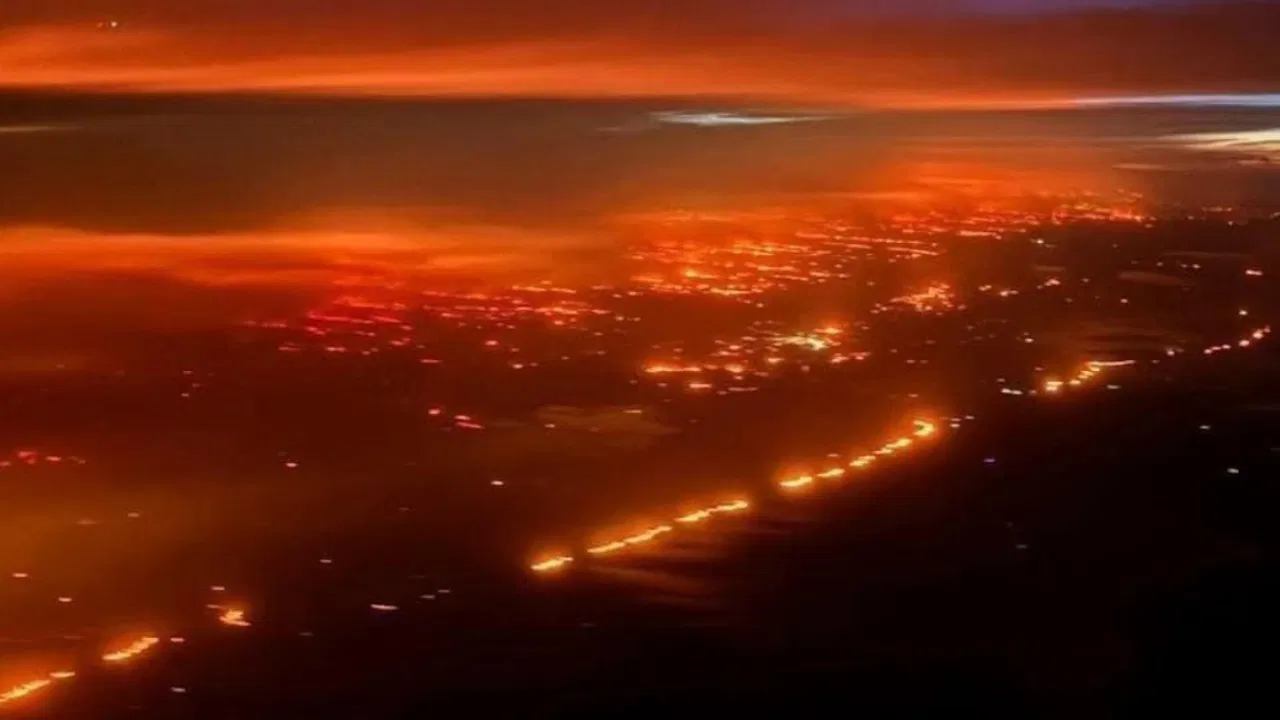 Devastation caused by massive fire in Texas