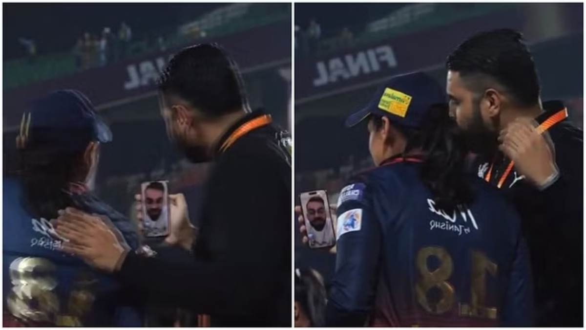 wpl-2024-virat-kohli-rcb-smriti-mandhana-royal-challengers-bangalore-video-call-mandhana-virat