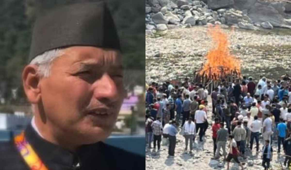 हल्द्वानी में प्रहलाद मेहरा का अंतिम संस्कार