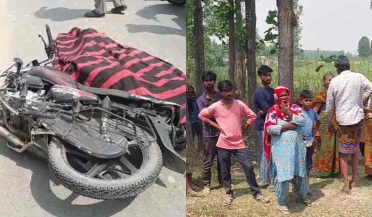 रुद्रपुर में सड़क हादसा, अनयंत्रित होकर छोटा हाथी वाहन से टकराया बाइक सवार