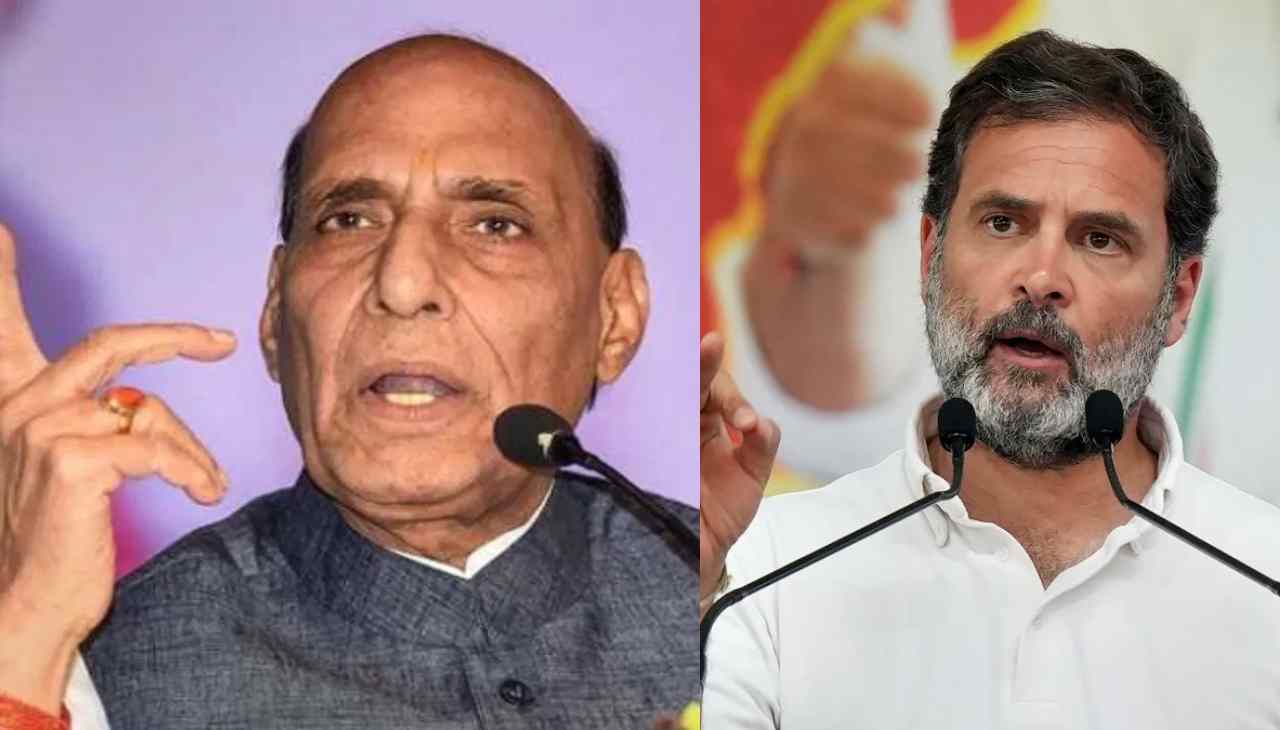 Defense Minister Rajnath hit back at Rahul