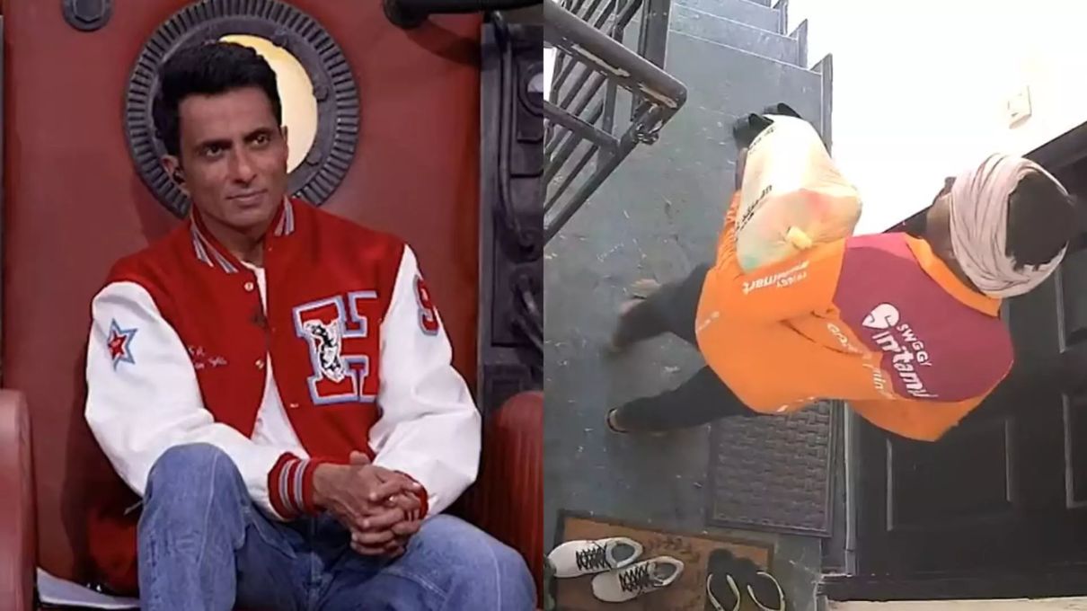 sonu sood came in support of delivery boy