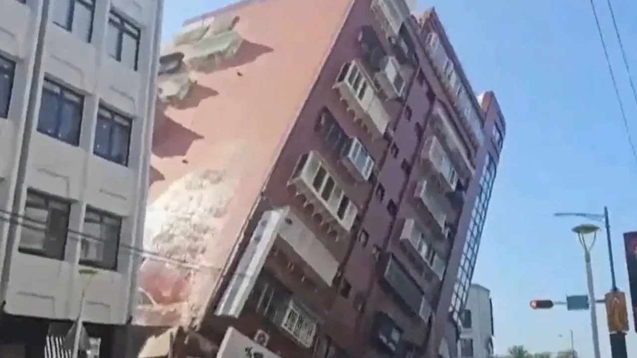 Strong earthquake in Taiwan